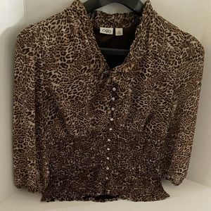 Cheetah Blouse